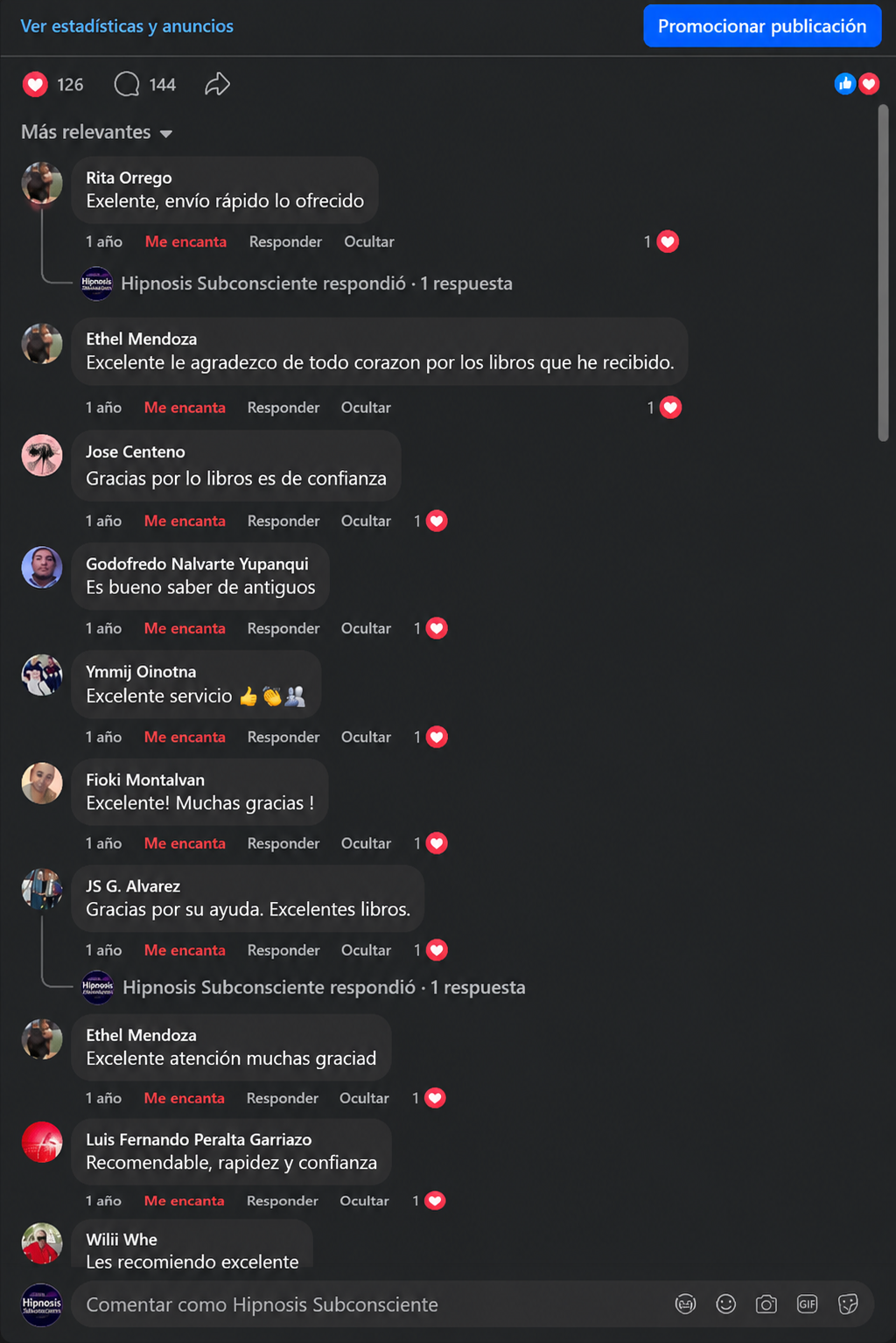 Comentarios reales de clientes satisfechos