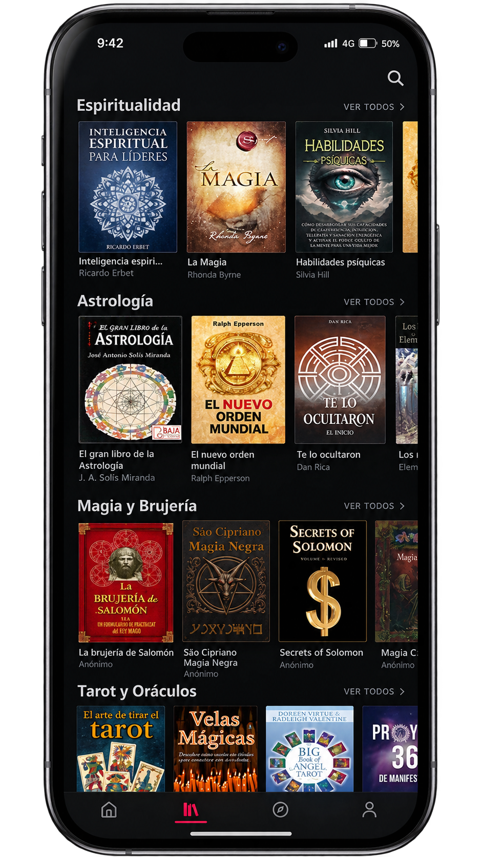 Mockup biblioteca digital
