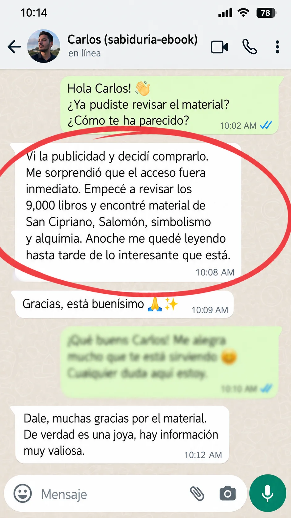 Opinión de cliente