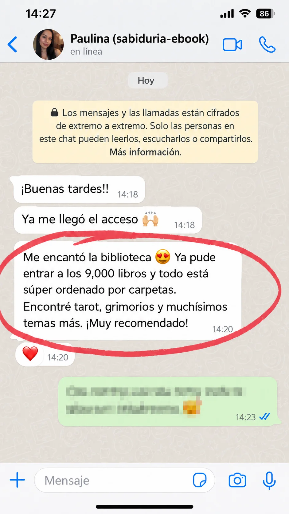 Opinión de cliente